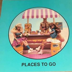 Vintage Barbie Card 1989 Barbie Just Us Girls Game Replacement Piece